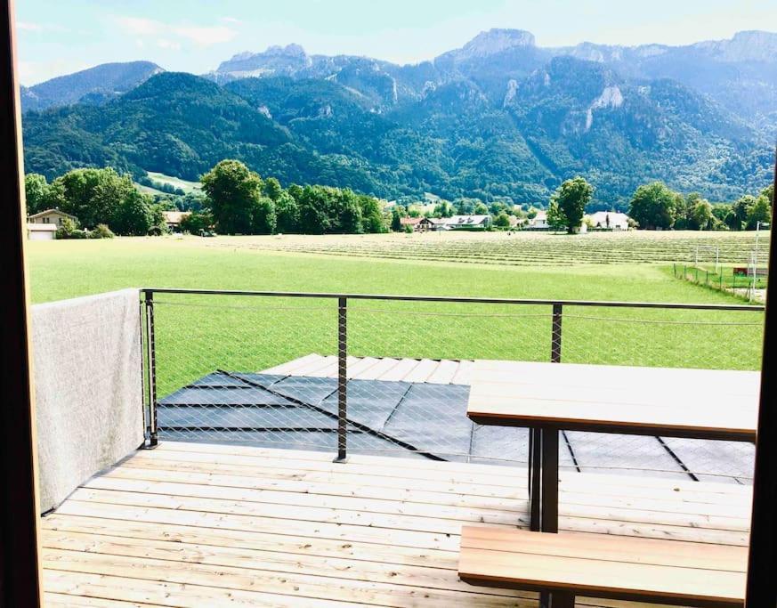 Kampenzeit Ferienwohnung-Traumhafter Panoramablick Aschau im Chiemgau Exterior photo